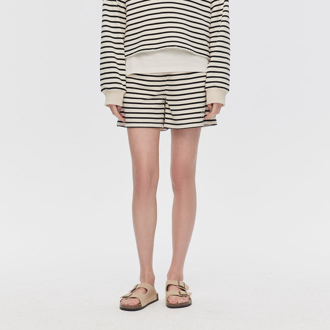 Ensemble pull-pantalon rayé ultra doux