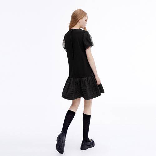 Robe ROMA avec rosette en strass