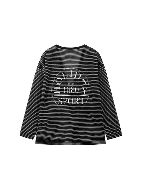 Cardigan cool rayé