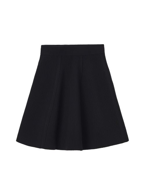 Demi-jupe évasée polyvalente LA