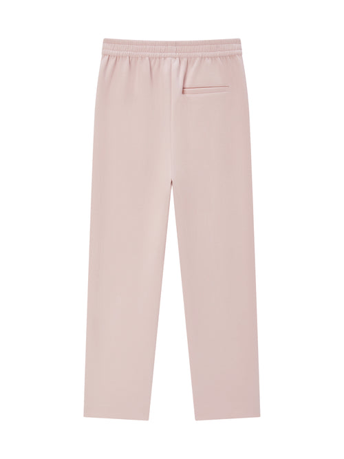 Pantalon décontracté rose crème