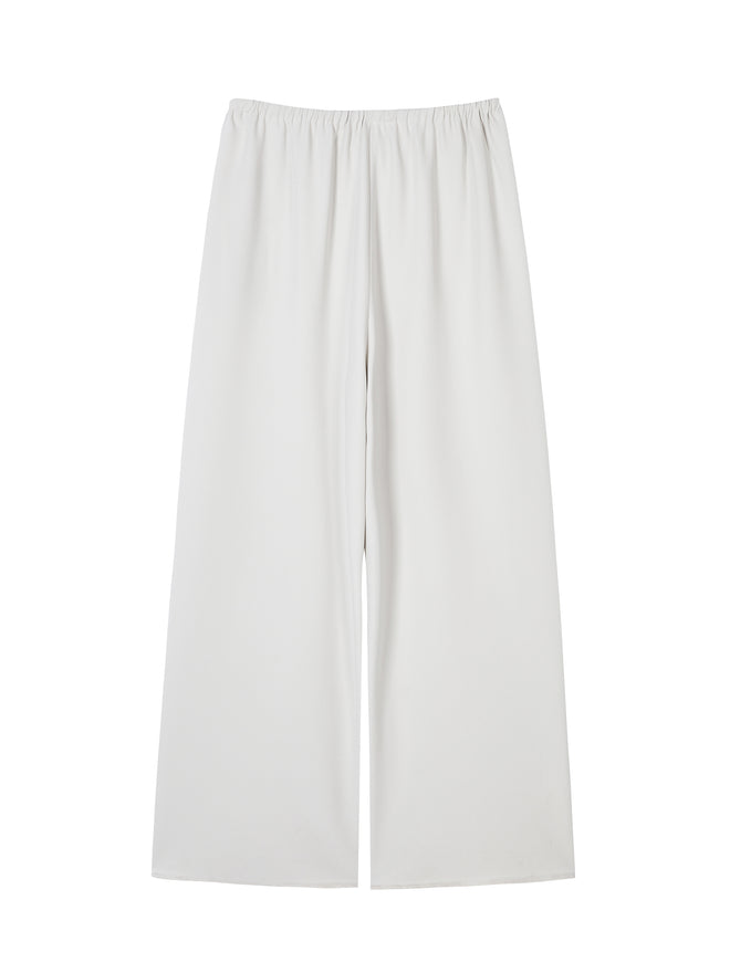 Pantalon Air drapé en acétate gris