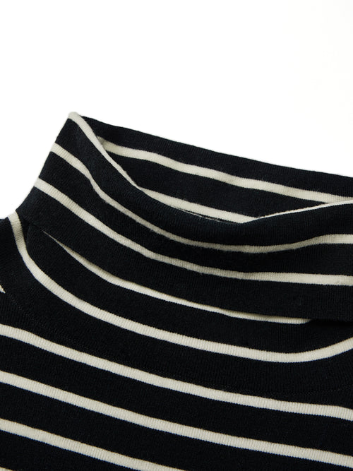 Chemise à bas rayé