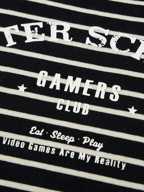 Chemise à bas rayé