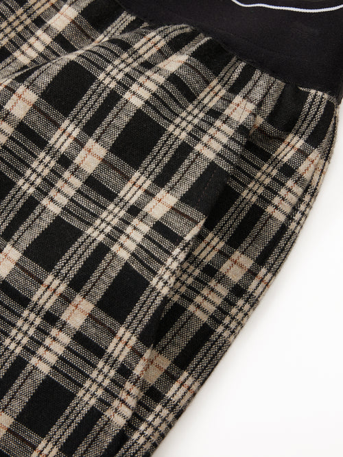 Pantalon à carreaux pour l'école