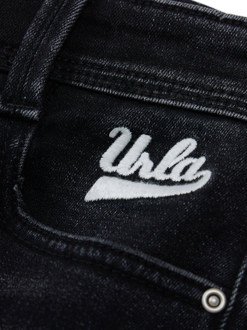 カーボンブラックスキニーパンツ