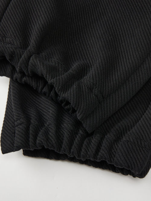 Pantalon de survêtement décontracté en sergé