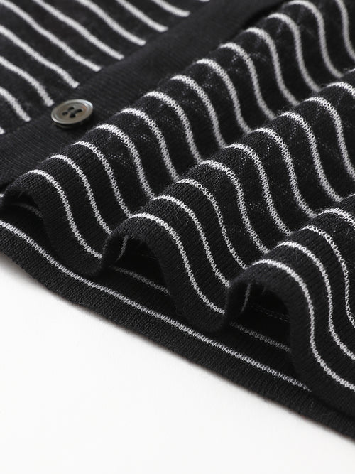 Cardigan cool rayé