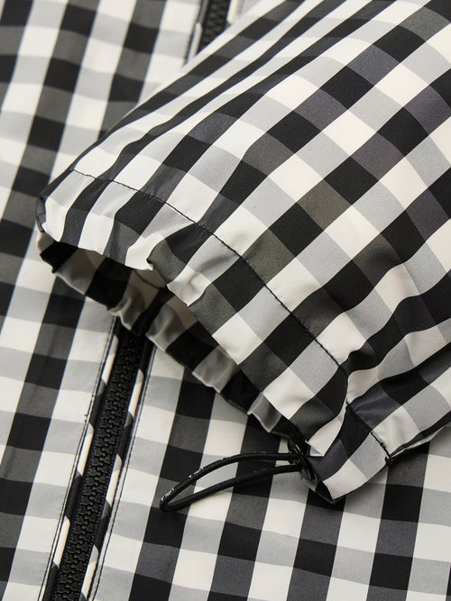 Classic Black And White Check Jacket