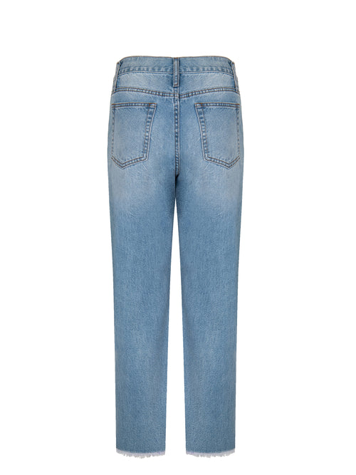 Jeans de personnalité déchirés