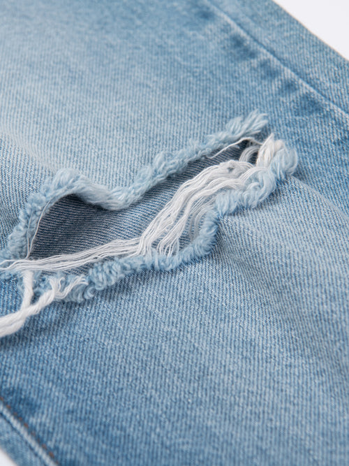 Jeans de personnalité déchirés