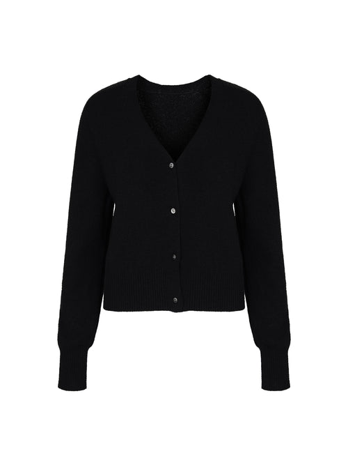 Cardigan court simple classique