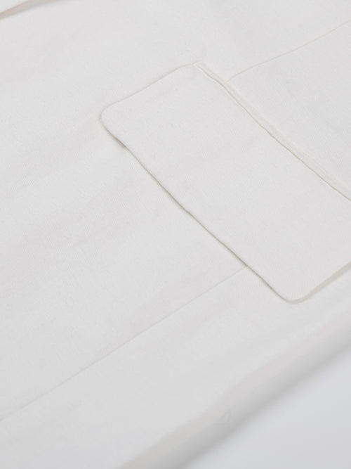 Costume simple en chanvre à grande silhouette