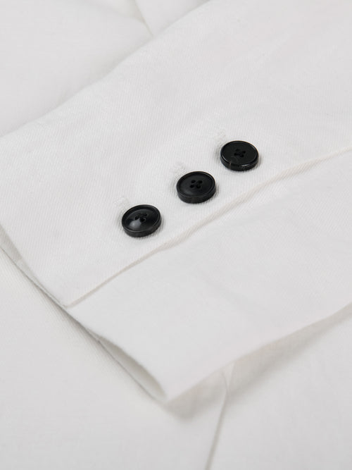 Costume simple en chanvre à grande silhouette