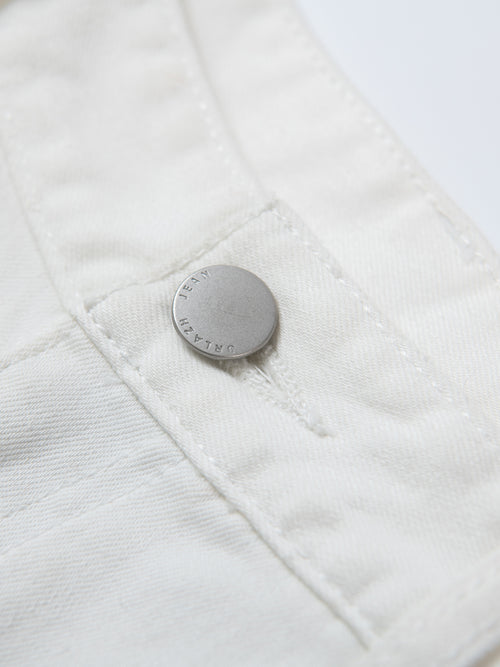 Minimalist White Jeans