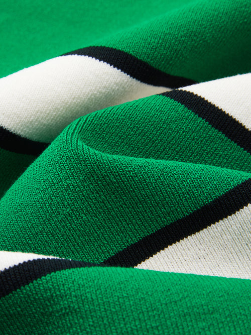 Wide Stripe polo shirt