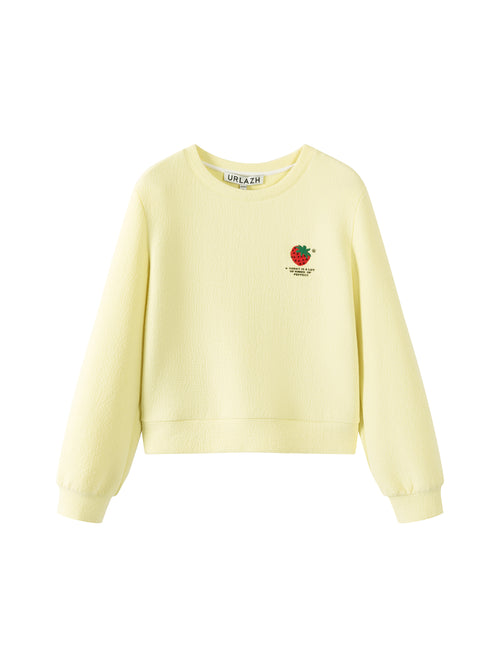 Sweat-shirt de costume jaune fromage