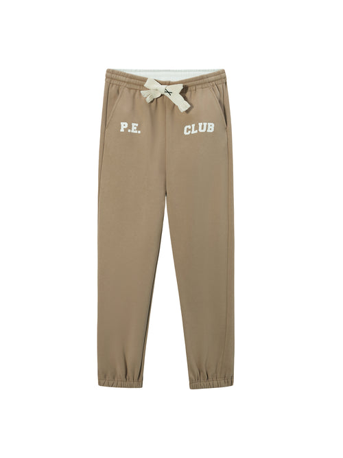 テディドローストリングスウェットパンツ