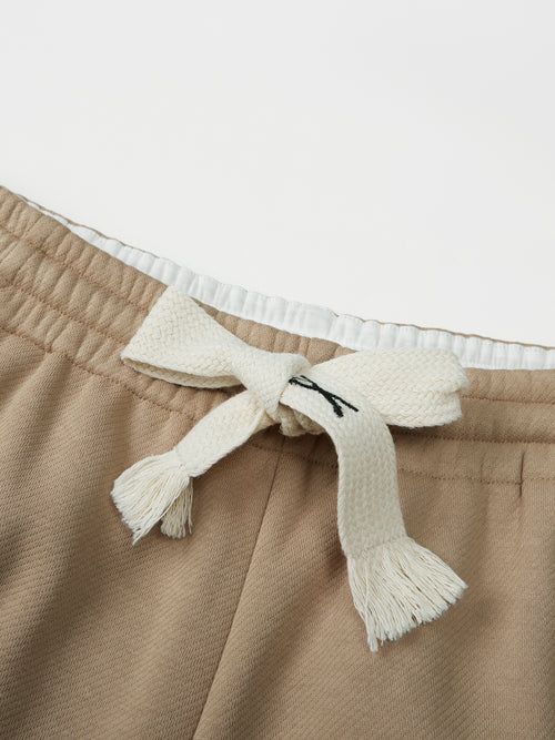 テディドローストリングスウェットパンツ