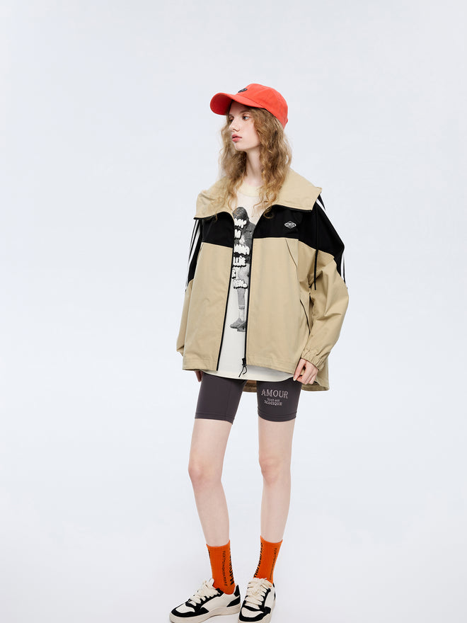 Trench-coat large et sportif