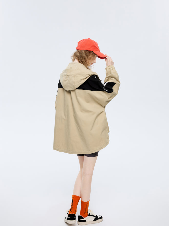 Trench-coat large et sportif