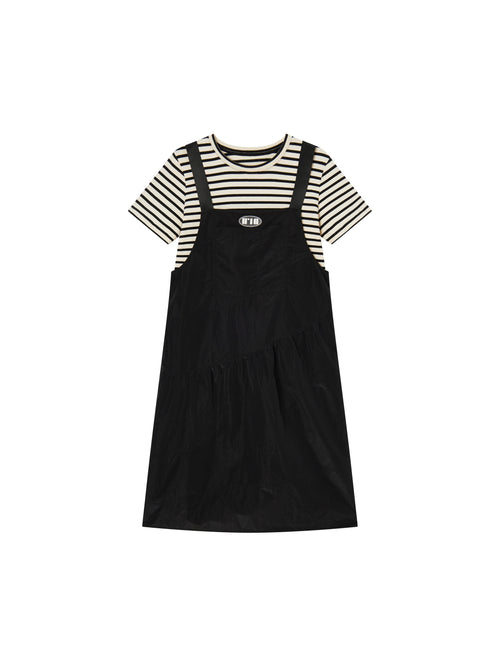 80s Two-piece Strappy Dress