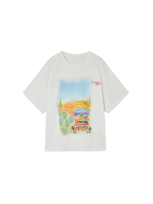Tee-shirt rustique français