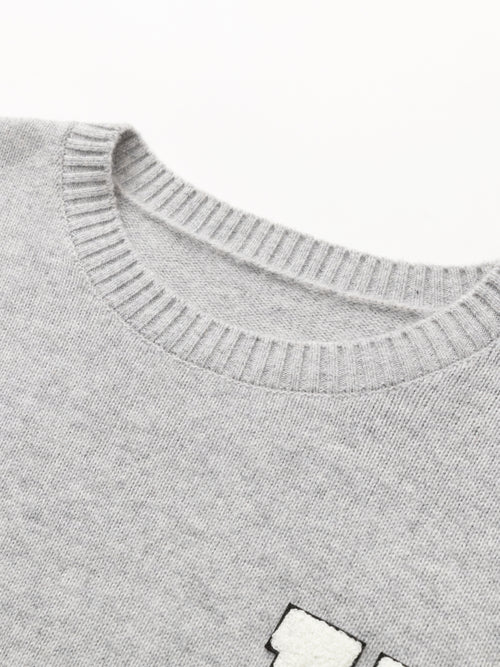 College Style Knit Pullover