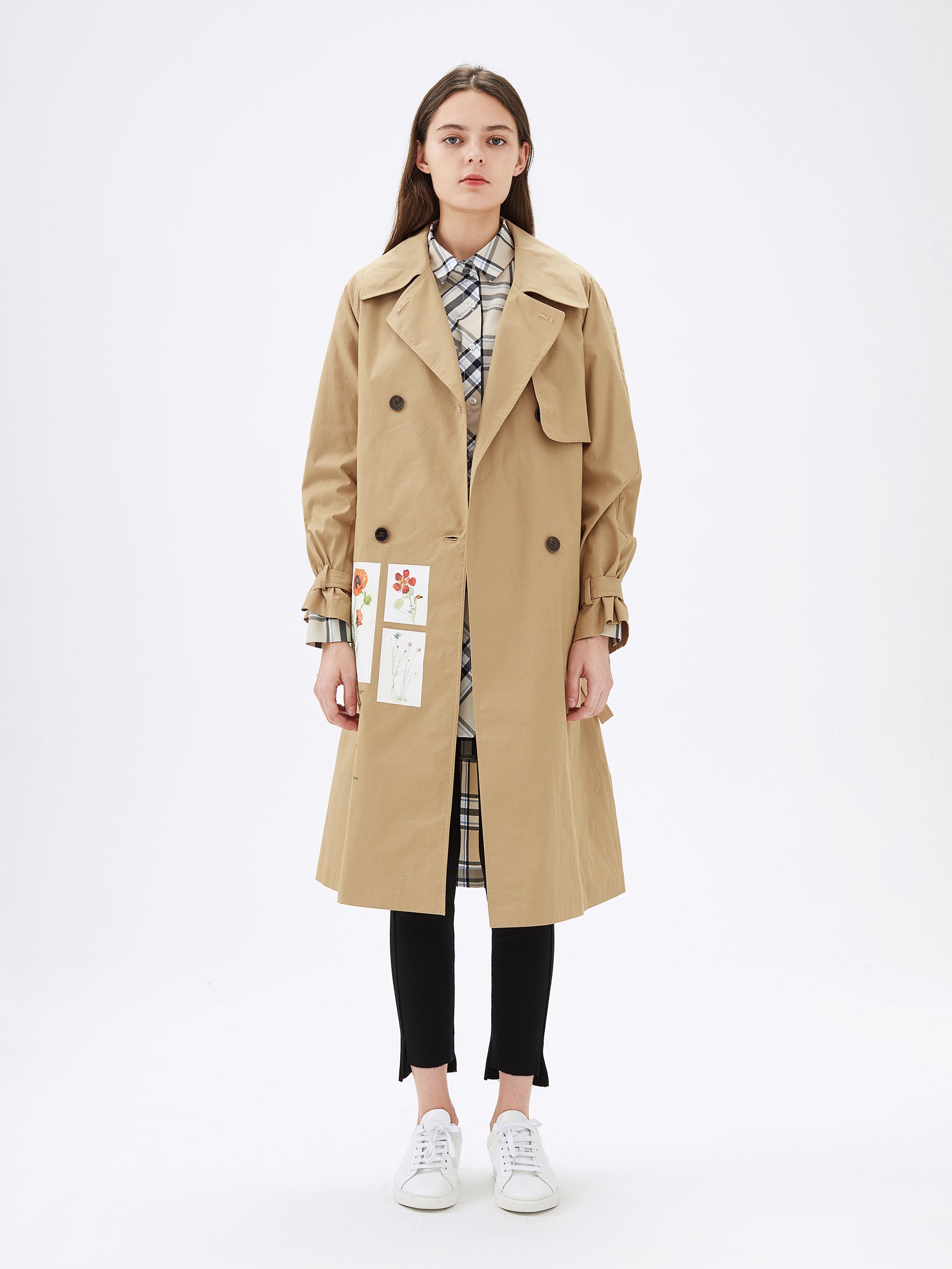 Urlazh New York Plaid Double-Face Hooded Coat