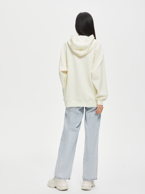 Sweat-shirt à capuche avec croquis de chat