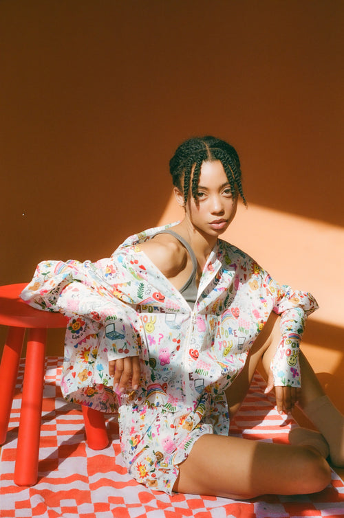 Cartoon Dreams Sporty Shorts - Urlazh New York