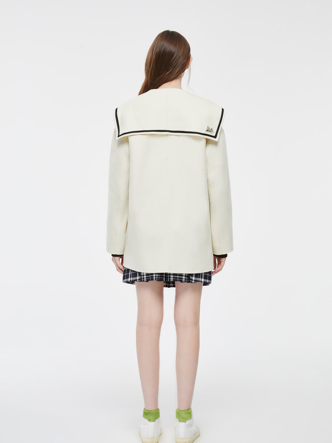 Manteau d'Ecolière Marin