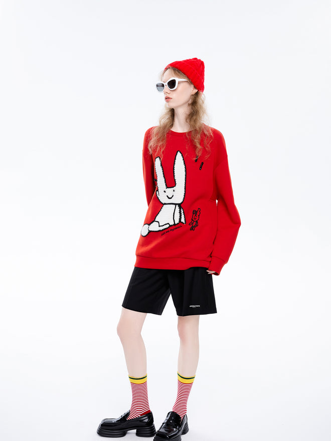 Sweat-shirt lapin Happy U-Year