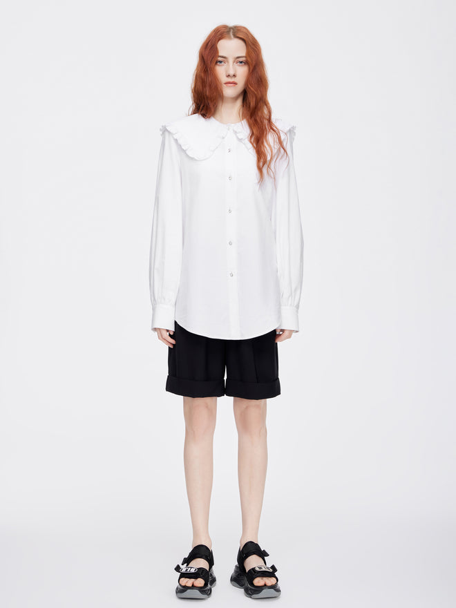 Ruffled Alice Shirt - Urlazh New York