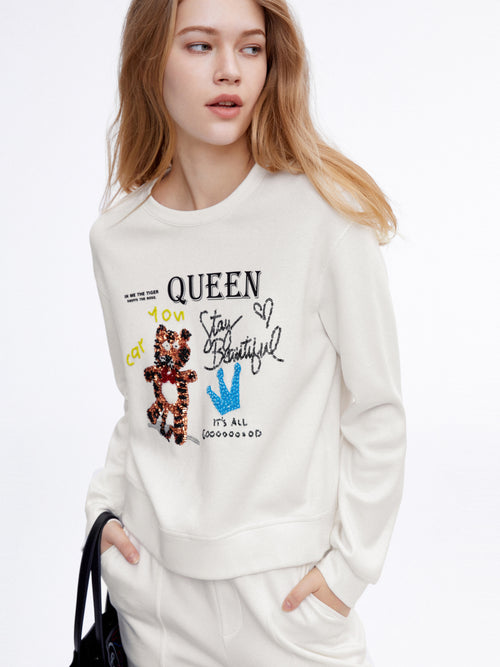 'Tiger Queen' Crewneck - Urlazh New York