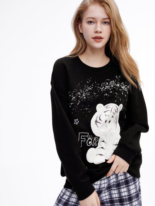 'Forever' Tiger Sweatshirt - Urlazh New York
