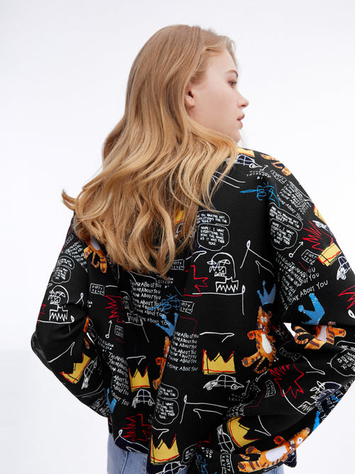 Tiger Graffiti Sweatshirt - Urlazh New York