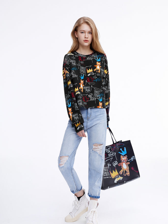 Tiger Graffiti Sweatshirt - Urlazh New York