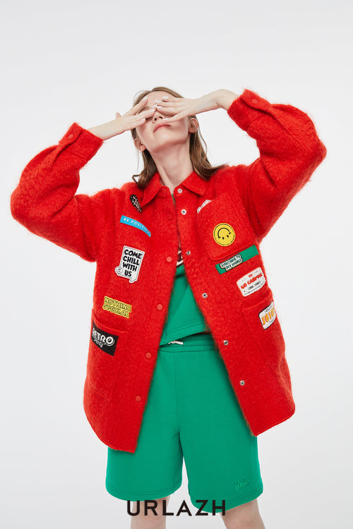 Veste de corvée en mohair Optimism & Positivity