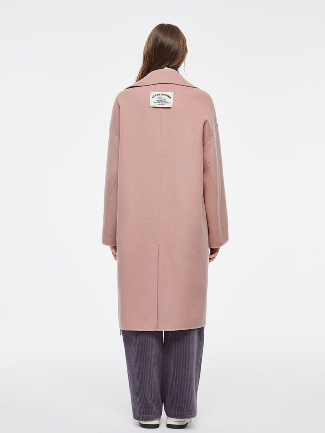 Manteau-robe en cachemire pour la sortie de l'école