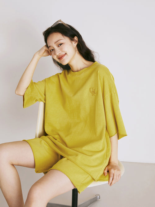 'URL' Vintage Washed Terry Tee