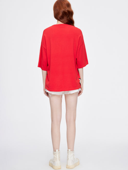 U-cat Oversized Knit Tee - Urlazh New York