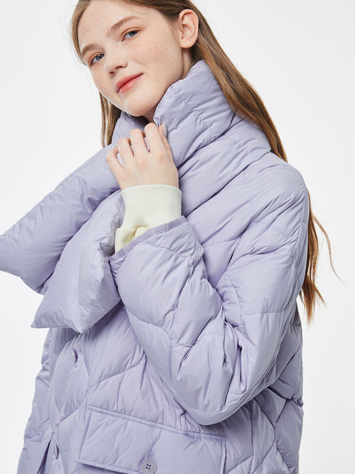 Rocky' Padded Puffer Scarf Coat