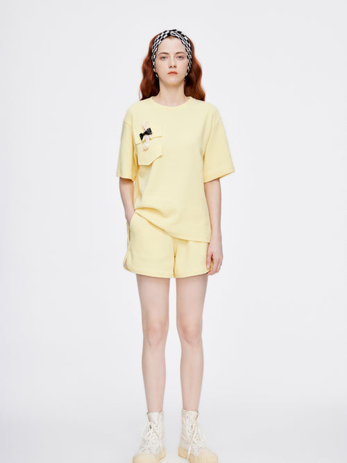 Waffled 'Butter' Shorts - Urlazh New York