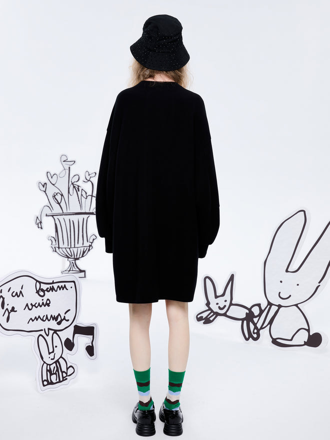 Robe sweat U-Lapin