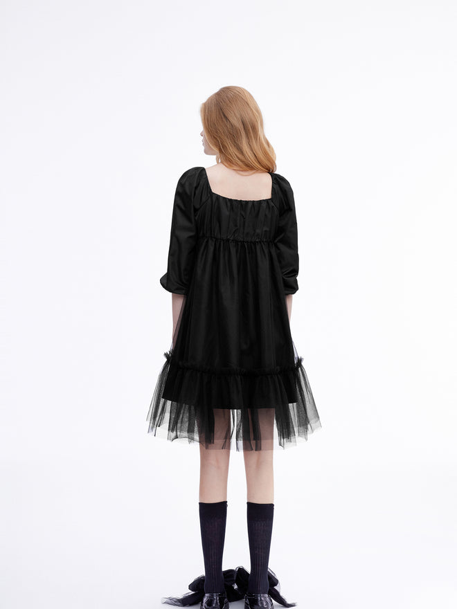 ROMA Tiered Tulle Dress - Urlazh New York