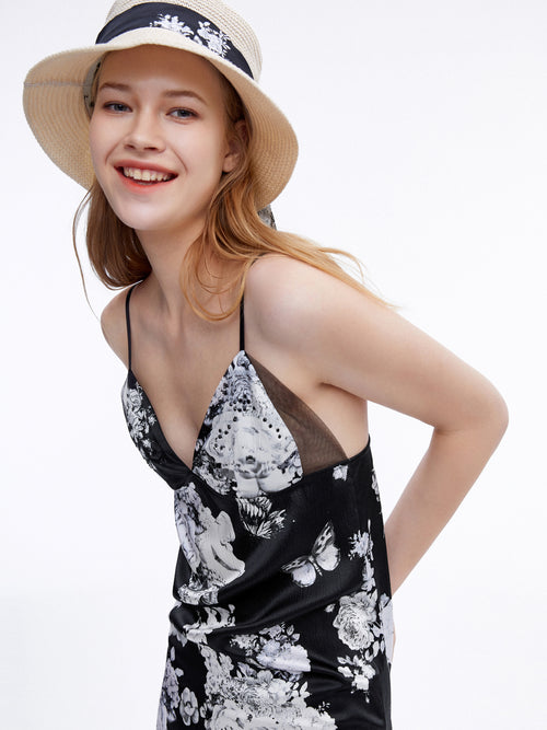 ROMA Floral Slip Dress - Urlazh New York