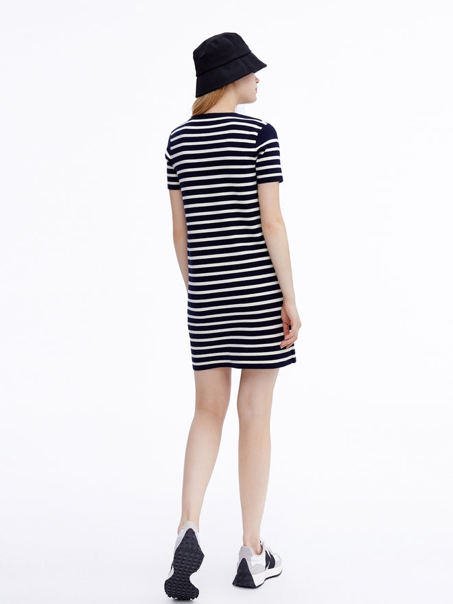 ROMA Striped Polo Dress - Urlazh New York
