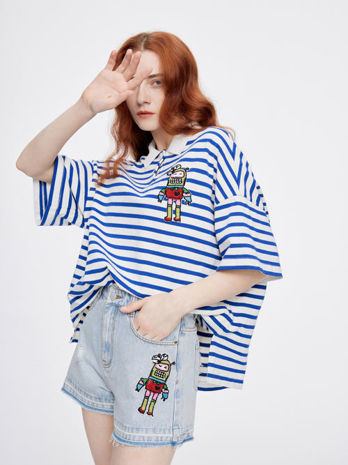 Mr. Robot Denim Shorts - Urlazh New York