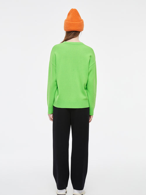 Pull ras du cou en cachemire Berry Baby